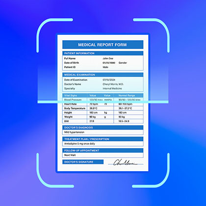 2 The system recognizes and analyzes the content